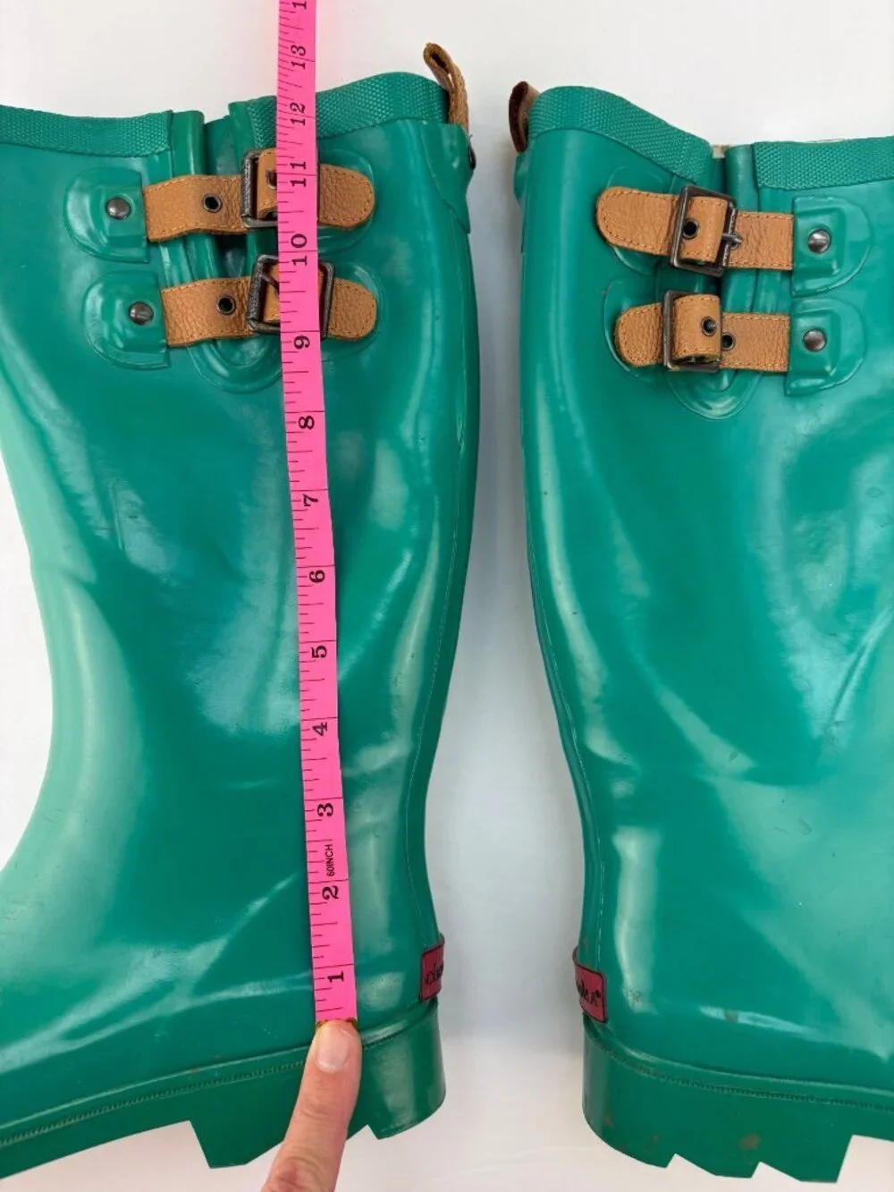 Chooka Classic Waterproof Tall Rain Boots Emerald Green Women's Size 7